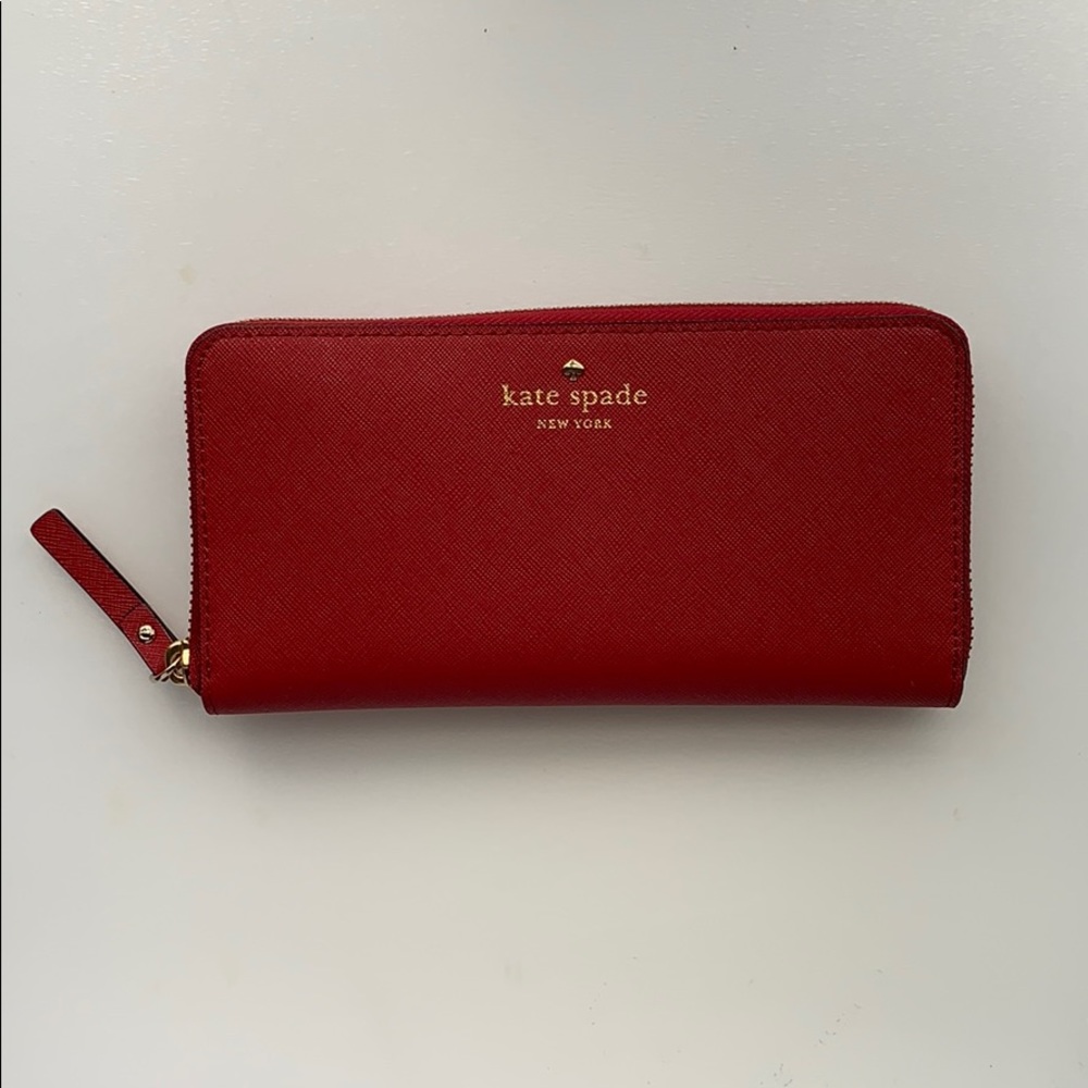 Red Kate Spade Wallet